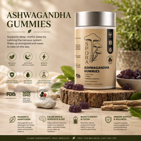 Spora Ashwagandha Gummies included in wellness bundle