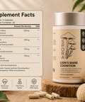 Spora Organic Lion's Mane Capsules Supplement Facts