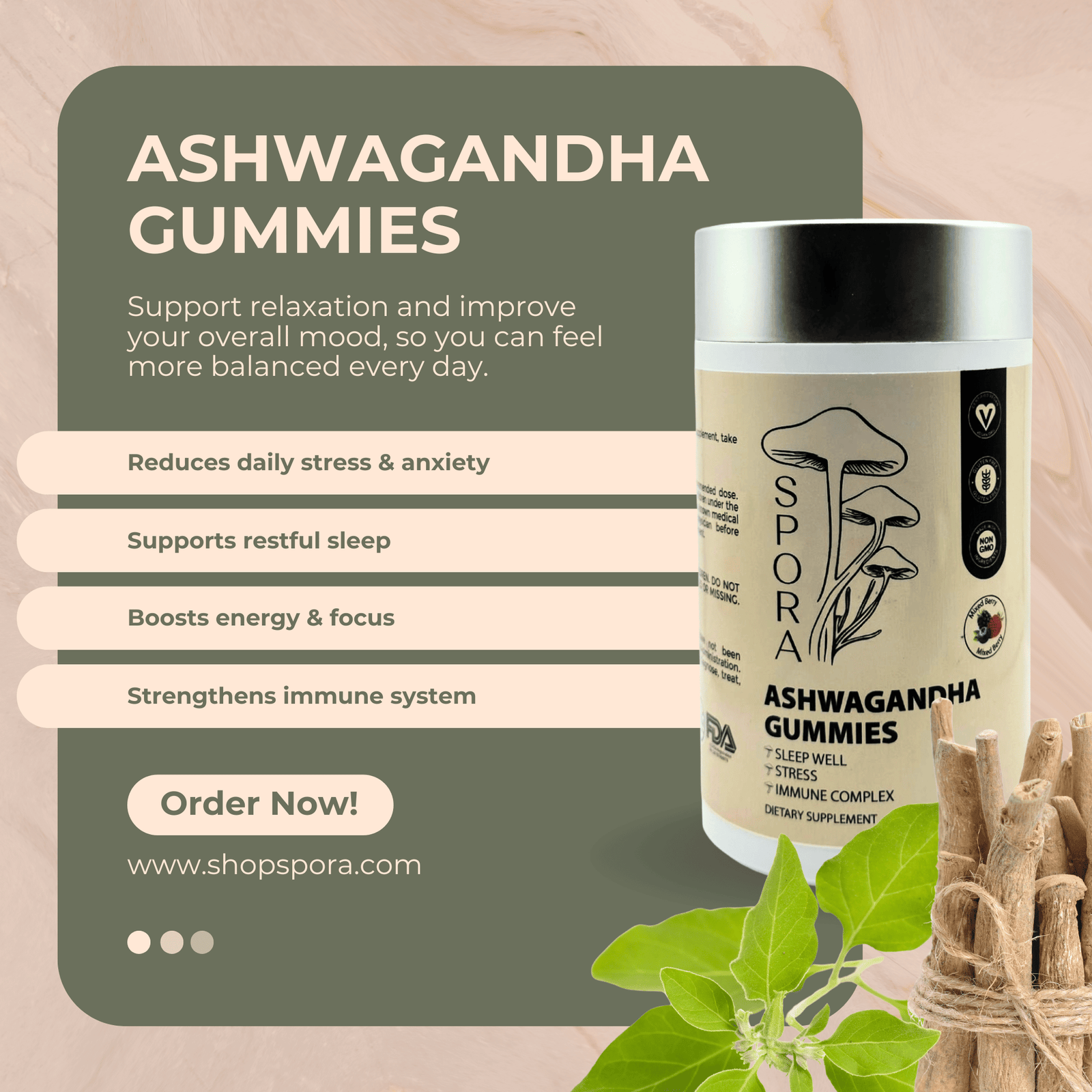 ashwagandha gummies 100% organic